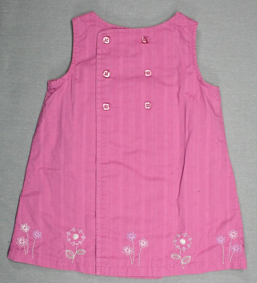 First Moments Baby девочки одежды 6 месяцев фиолетовый бант и цветок платье - Изображение 2 из 3