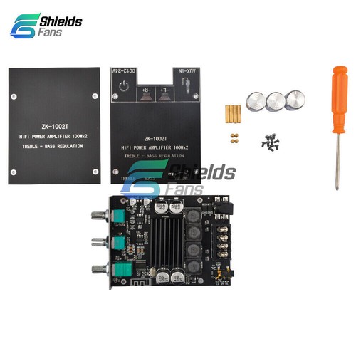 ZK-1002T/ZK-TB21 Bluetooth5.0 Audio Power Amplifier Module 100W*2 50W*2+100W~ - Picture 12 of 33