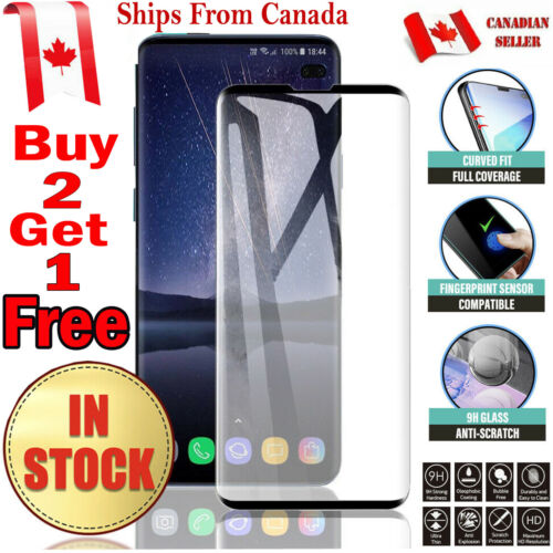 For Samsung Galaxy S8 S9 / Plus 3D Case Friendly Tempered Glass Screen Protector - Zdjęcie 1 z 14