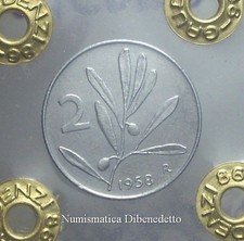 Repubblica Italiana - 2 Lire Ape 1958 RRR -  mSPL / EF+ Periziata