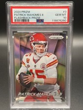 2024 Panini Prizm Patrick Mahomes Flashback Prizm PSA 10