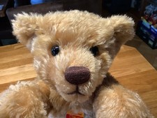 Steiff Skifahrer Teddy Bär USA 666568 von 2001 Bear ÜP blanker Knopf unbespielt