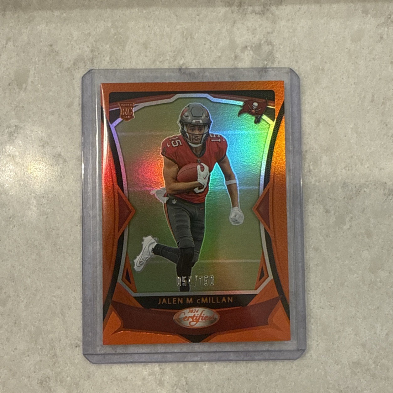 2024 Certified Football JALEN MCMILLAN Rookie Orange Mirror 054/150 #167