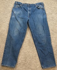 VINTAGE Levi's 550 Jeans 40x30 Blue Denim Tapered Orange Tab 90s USA Baggy Leg