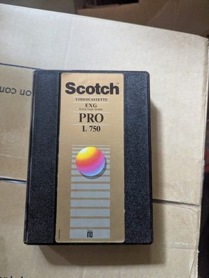 Scotch EXG PRO-L-750 Blank Beta Betamax Cassette Tape SEALED NEW LOT OF 2