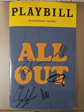 All Out Signed Playbill- Barinholtz, Eric Andre, Abbi Jabobson, Ben Schwartz ⁵