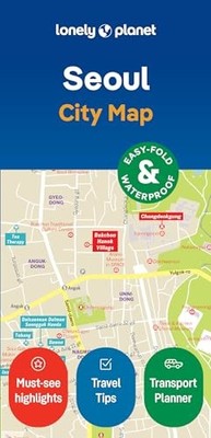 Lonely Planet - Seoul City Map - Map - J245z