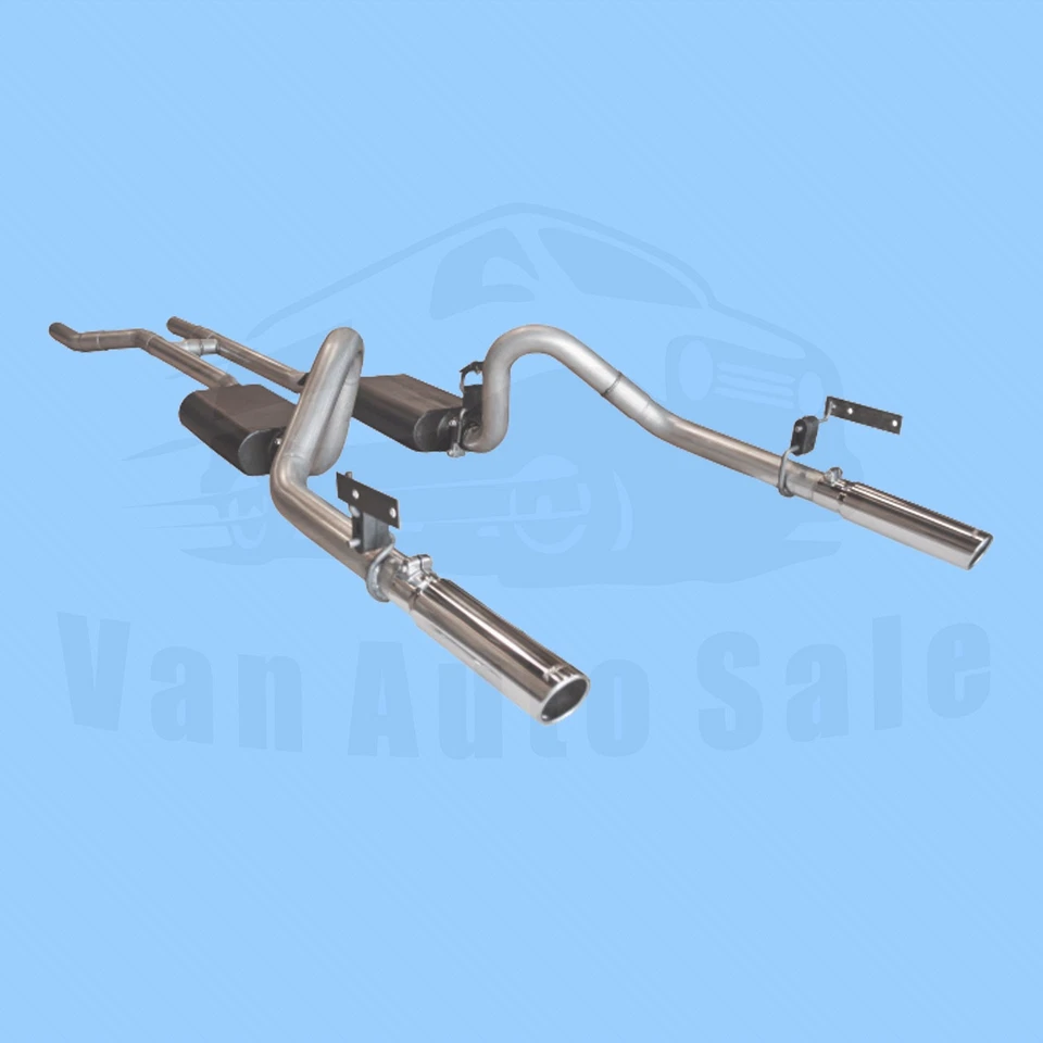 Kit de sistema de escape FlowMaster para Ford Mustang 1967-1970 Foto 2 de 3