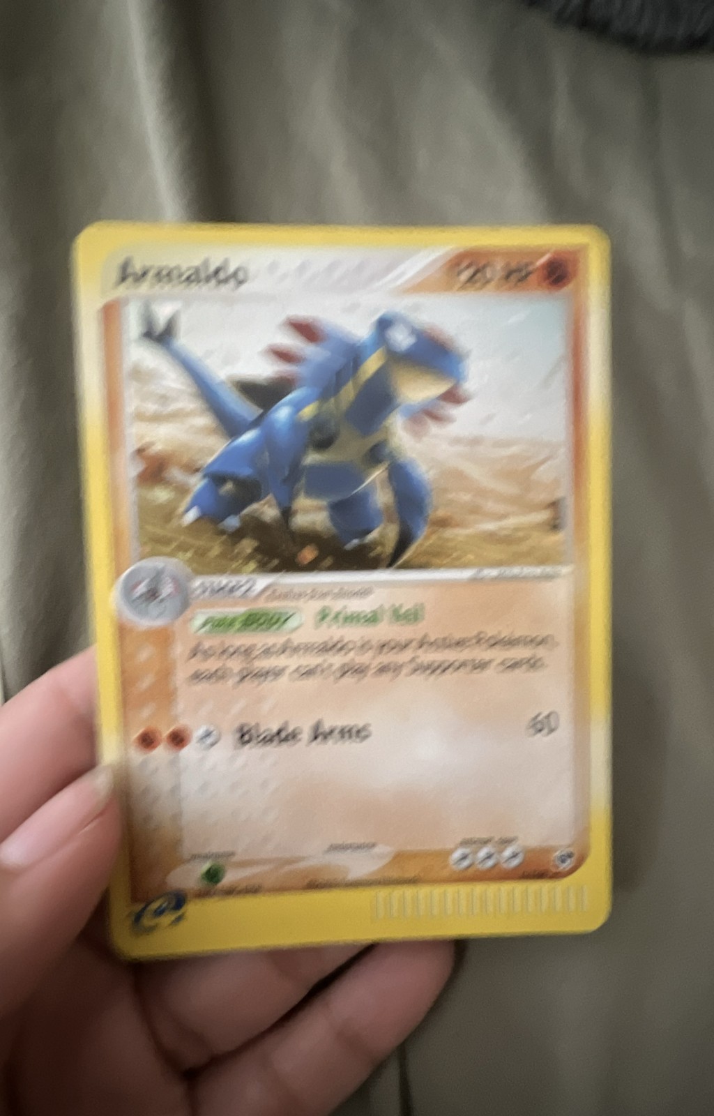 Armaldo 1/100 Sandstorm Holo