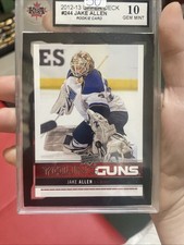 2012-13 Upper Deck - Young Guns Jake Allen #244 (RC) Gem Mint 10
