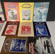 8-1940s PENNSYLVANIA  ANGLER MAGAZINES