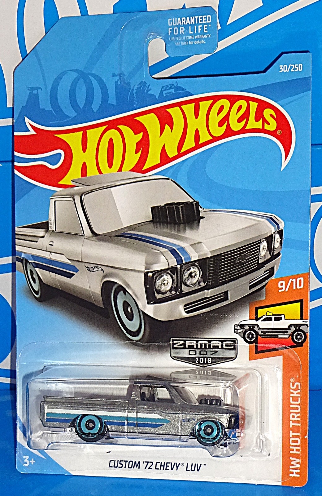 Hot Wheels 2019 Walmart ZAMAC #007 HW Hot Trucks Custom '72 Chevy LUV