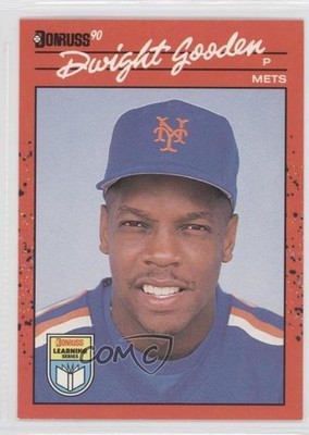 1990 Donruss Learning Series Dwight Gooden #10 xz4