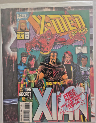 X-MEN 2099 ISSUE 9 *SEALED WITH POSTER* SEGA Sub-Terrania Games