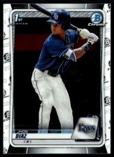 2020 Bowman Chrome Prospects Jhon Diaz Tampa Bay Rays #BCP-30