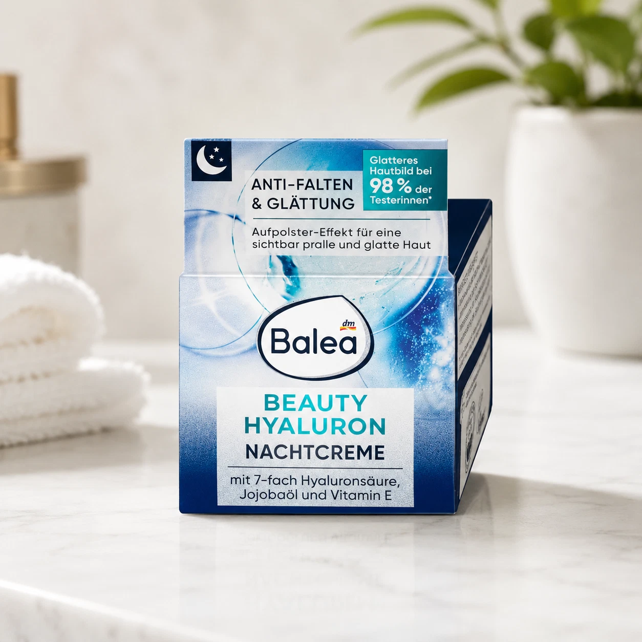 Balea Beauty Hyaluron Night Cream 50ml Anti-Wrinkle Moisturising Face Cream
Opens in a new window or