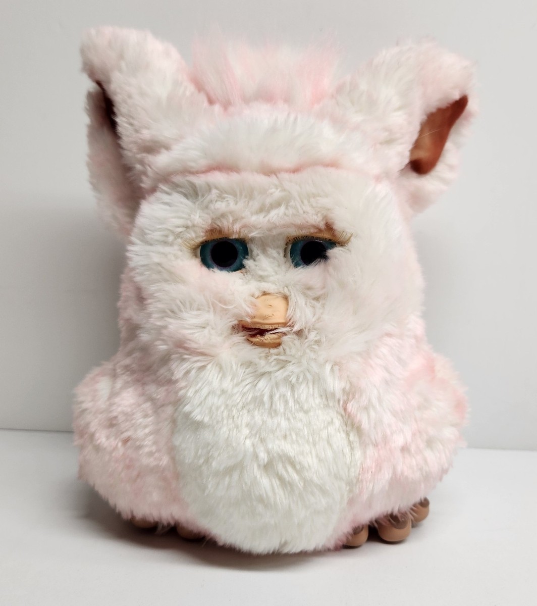 Tiger Electronics 2005 Strawberry Swirl Furby Emoto-tronic WORKING