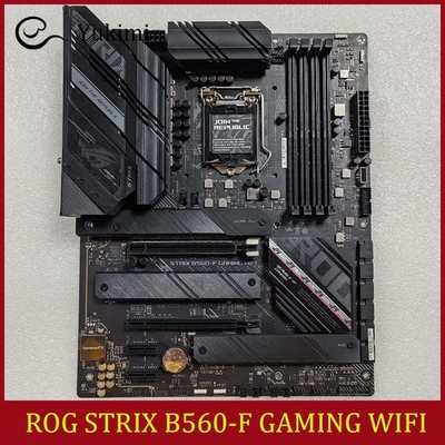 FOR ASUS ROG STRIX B560-F GAMING WIFI DDR4*4 128GB LGA1200 Ｍotherboard Test OK