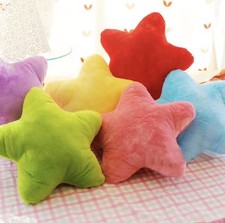 Multicolor Plush Star Shaped Throw Pillow for Kids Bedroom Living Room