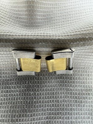 2 (TWO) Mens Preowned Rolex 2Tone 18k Yellow Gold & Steel Oyster 20mm Link