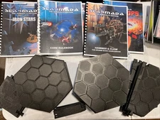 Corvus Belli Infinity Starmada Admiralty w/ 3D Printed Battle Board