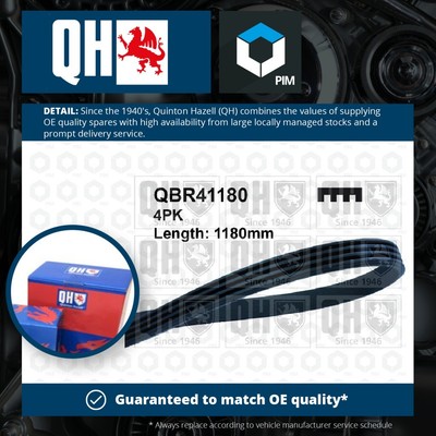 4 Rib Multi V Drive Belt fits TOYOTA YARIS/VITZ NCP91 1.5 05 to 14 1NZ-FE QH New
