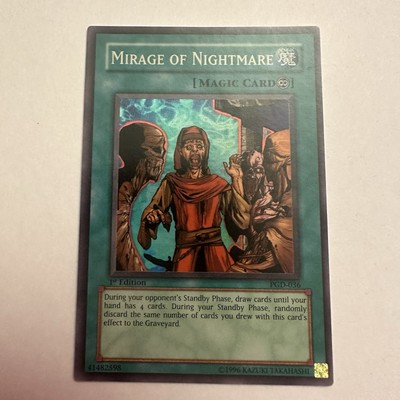 Yu-Gi-Oh! TCG Mirage of Nightmare PGD-036 Super Rare 1st Edition HP