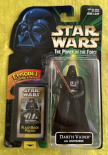 Star Wars Power of the Force POTF Darth Vader w  flashback photo action figure