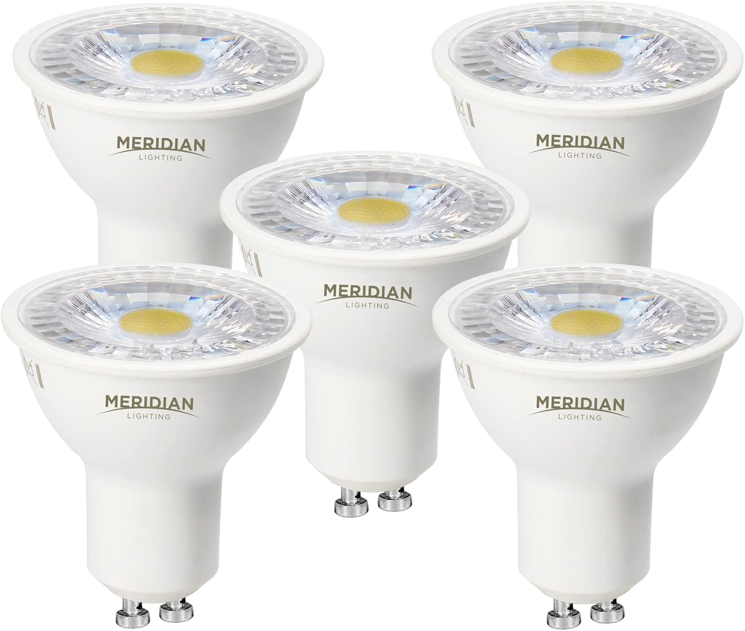 LED GU10 Lamp Light Bulb Warm White 3000K, 50W Halogen Spotlight Equivalent, 3.5