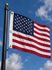 Nylon U.S. Flag 4 x 6 Ft Endura-Nylon Made In USA