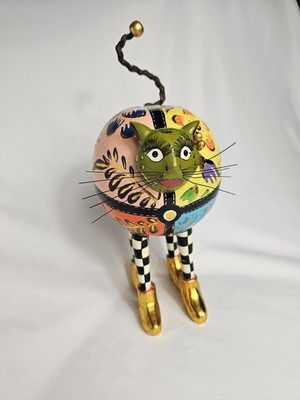Tom's Drag Cat.  Handpainted.  Repaired leg, otherwise great condition.