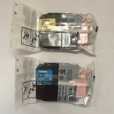 Brother Ink Cartridges LC105C LC105Y XXL New and Sealed