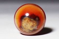 Japan Antique marble pattern Ojime Bead inro netsuke sagemono rare Edo era
