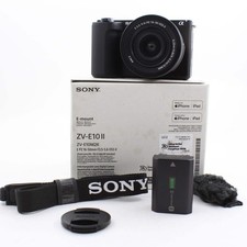  OPEN BOX FAIR  Sony ZV-E10 II Mirrorless Camera with E PZ 16-50mm Lens Black