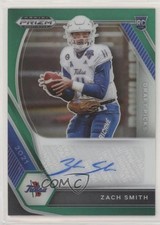 2021 Panini Prizm Draft Picks Green Zach Smith #DPA-ZSM Auto 0a3