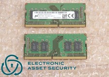 Lot of 2 Micron 8GB DDR4 PC4-2400T SODIMM 1Rx8 Laptop RAM MTA8ATF1G64HZ