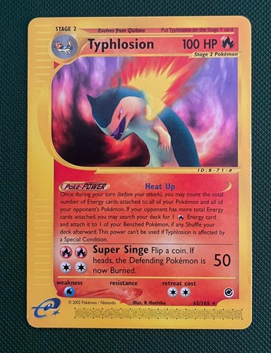 Typhlosion 65/165 Pokemon Expedition Base Set Near Mint