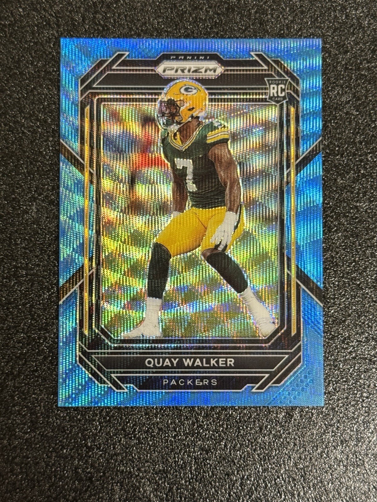 2022 Panini Prizm - Rookies Quay Walker #373 Blue Wave Prizm /199 (RC)