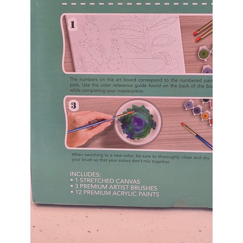 Anker Art Paint By Number 12 House Plants Craft Hobby Painting Gifts - Picture 6 of 6