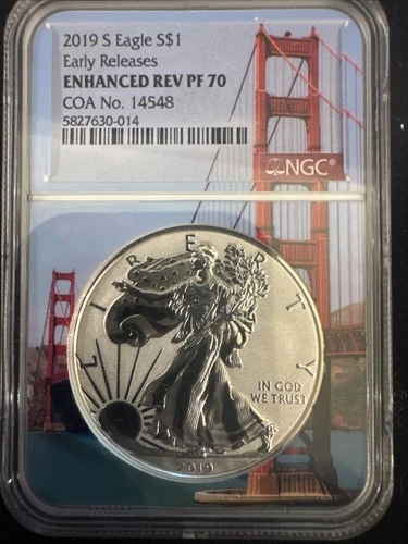 2019-S American Silver Eagle — photo from another recent sale