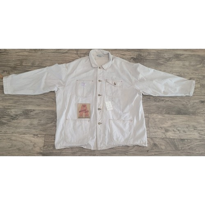 #ad Vintage American Male Workwear Chore Coat – 100% Cotton Utility Jacket –... $35.00