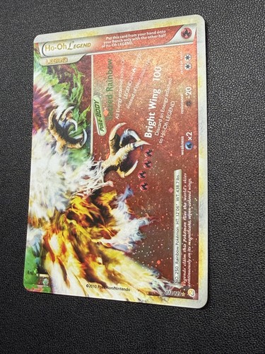 2010 HeartGold SoulSilver Ho-Oh Legend (Bottom) #112/123 Ultra Rare, Holo