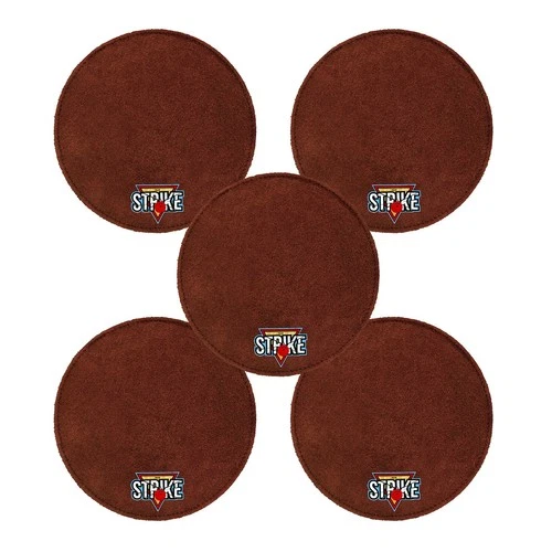 5x MM Strike 2-sided Premium Leather Bowling Shammy Pad. Oil removing Towel br