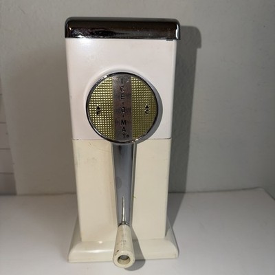 【値下げ】アメリカビンテージ ICE O MAT アイスクラッシャー Vintage ICE-O-MAT Mid Century Ice Crusher w/Wall Mount White