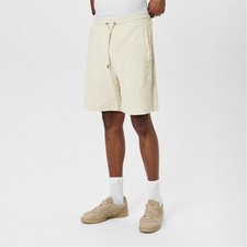 Hugo Boss Stretch Beige Velour Jogger Mens Sweatshorts Medium