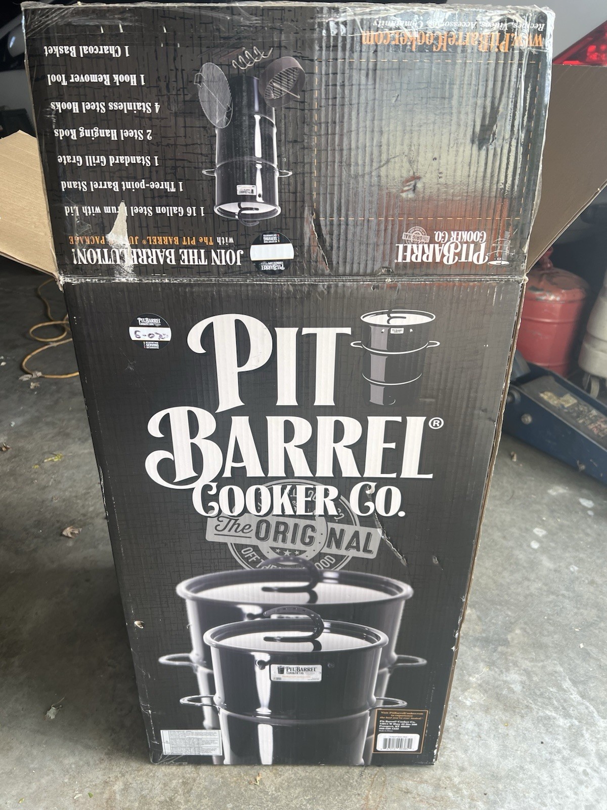 14 in. Pit Barrel Junior Charcoal Smoker Package Black