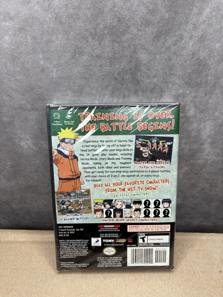 Nintendo GameCube Naruto: Clash of Ninja 2 Brand New Factory Sealed - Image 2 of 3