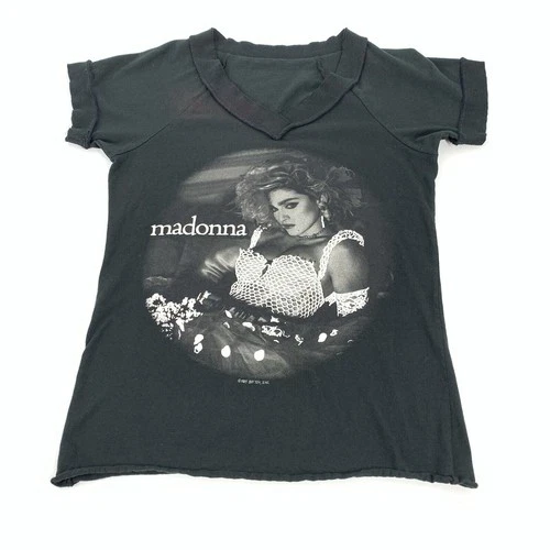 Madonna BoyToy Tour Like a Virgin T-Shirt Size 1980s vintage concert t-shirt, vintage, size S, single stitch, B+ condition