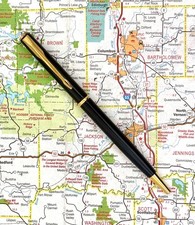 Parker Insignia Ballpoint Pen - Black Lacquer over Brass – Made in the USA
