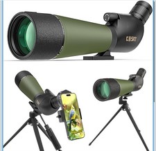 Gosky 20-60x85 Spotting Scope w/ Tripod Phone Adapter Bird Watching,Hunting
